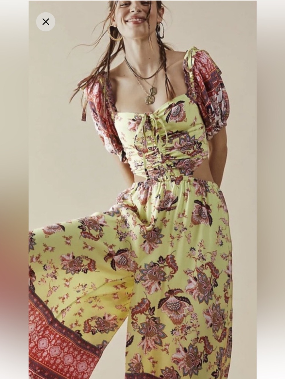 Free people, Bali citrus skies Jumpsuit/